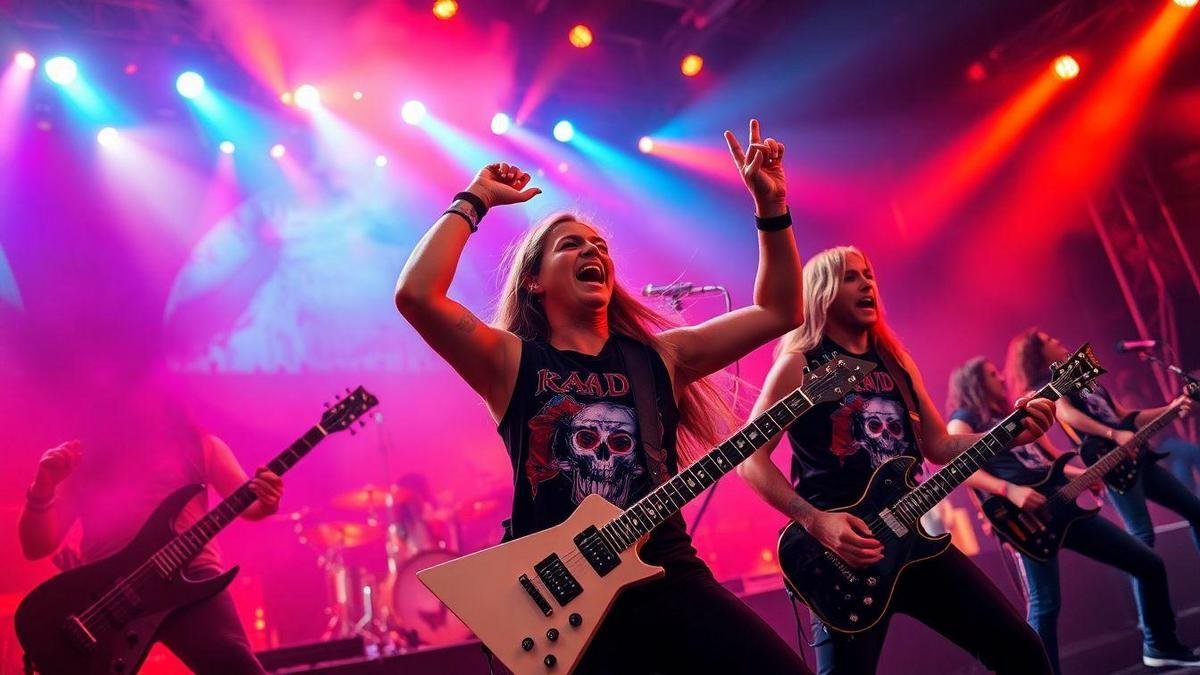 A Moda Heavy Metal e a Indústria da Música